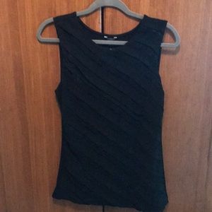 Ann Taylor dressy tank with sequins medium